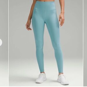 lululemon athletica Tidal Teal Wunder Train Leggings